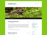 umweltforum.at Webseite Vorschau