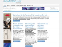 umwelttech.ch Webseite Vorschau