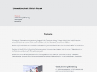 umwelttechnik-frank.de Webseite Vorschau