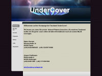 undercoverband.de Webseite Vorschau