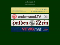 underwood.ch Webseite Vorschau