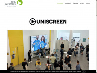 uni-screen.at Webseite Vorschau