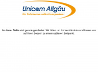 unicom-allgaeu.de Webseite Vorschau