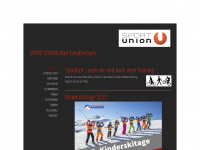 unionbadschallerbach.at Webseite Vorschau