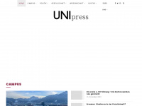 unipress.at Webseite Vorschau