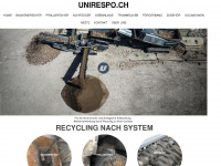 unirespo.ch Webseite Vorschau