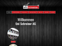 unischreiner.ch Webseite Vorschau
