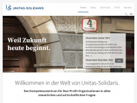 unitas-solidaris.at Webseite Vorschau