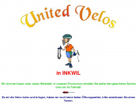 unitedvelos.ch Webseite Vorschau