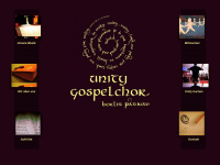 unity-gospelchor.de Webseite Vorschau