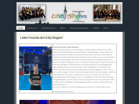 unity-singers.de Webseite Vorschau