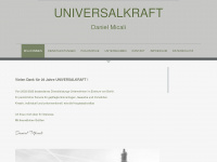 universalkraft.de Webseite Vorschau