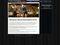 universe-vt.de Webseite Vorschau