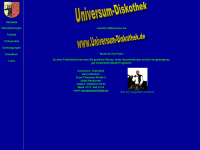 universum-diskothek.de Webseite Vorschau