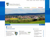 moosbach.de Webseite Vorschau