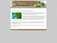 arzneipflanze-hopfen.de Webseite Vorschau