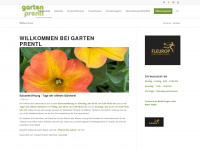 garten-prentl.de Webseite Vorschau