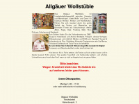 allgaeuer-wollstueble.de Webseite Vorschau