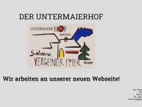 untermaierhof.at Webseite Vorschau