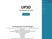 up3d.de Webseite Vorschau
