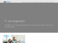upgreat.ch Webseite Vorschau