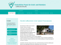 upland-tierarzt.de Webseite Vorschau
