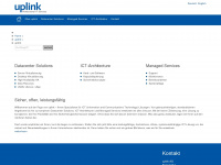 uplink.ch Webseite Vorschau