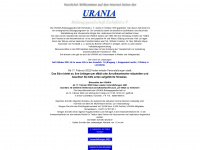 urania-eichsfeld.de Webseite Vorschau