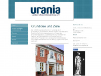 urania-lv-brandenburg.de Webseite Vorschau