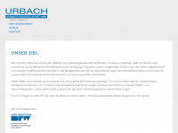 urbach-gmbh.de Webseite Vorschau