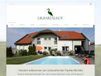 urbarialhof.at Webseite Vorschau