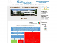 urbanusschule.de Webseite Vorschau