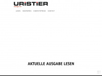 uristier.ch Webseite Vorschau