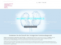 uro-funktionsdiagnostik.de Webseite Vorschau