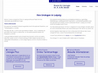 urologen-leipzig.de Webseite Vorschau
