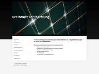 urshasler-lichtberatung.de Webseite Vorschau