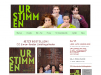 urstimmen.ch Webseite Vorschau