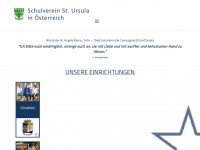 ursulanet.at Webseite Vorschau