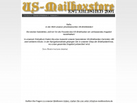 us-mailboxstore.de Webseite Vorschau