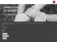 solidarisches-buergergeld.de Webseite Vorschau