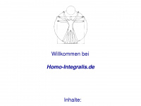 homo-integralis.de Webseite Vorschau