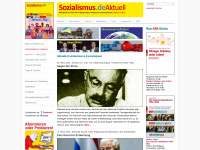 sozialismus.de Webseite Vorschau