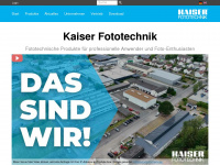 kaiser-fototechnik.de Webseite Vorschau
