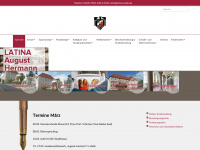 latina-halle.de Webseite Vorschau