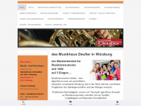 musikdeusser.de Webseite Vorschau