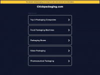 chickpackaging.com Webseite Vorschau