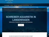 schreiber-aquaristik.de Webseite Vorschau