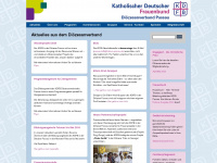 frauenbund-passau.de Webseite Vorschau