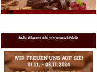 pfefferkuchenmarkt.de Webseite Vorschau
