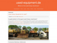 used-equipment.de Thumbnail
